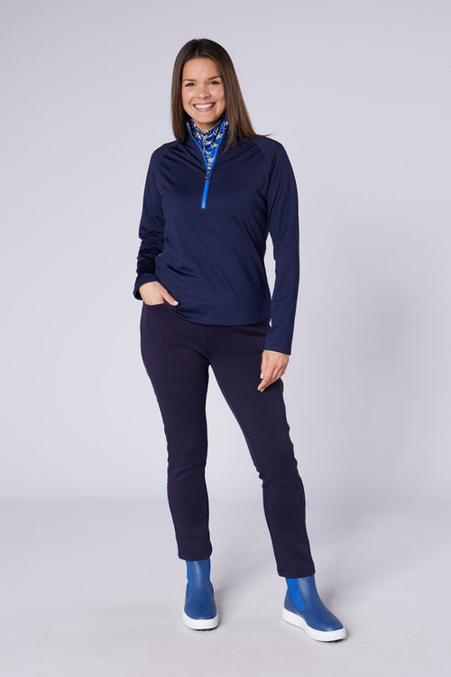 Amber Thermal Fleece Trouser True Navy