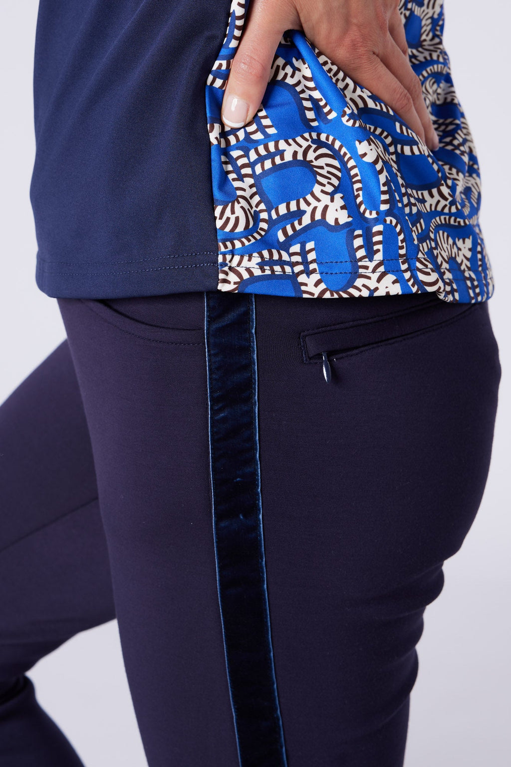 Amber Thermal Fleece Trouser True Navy