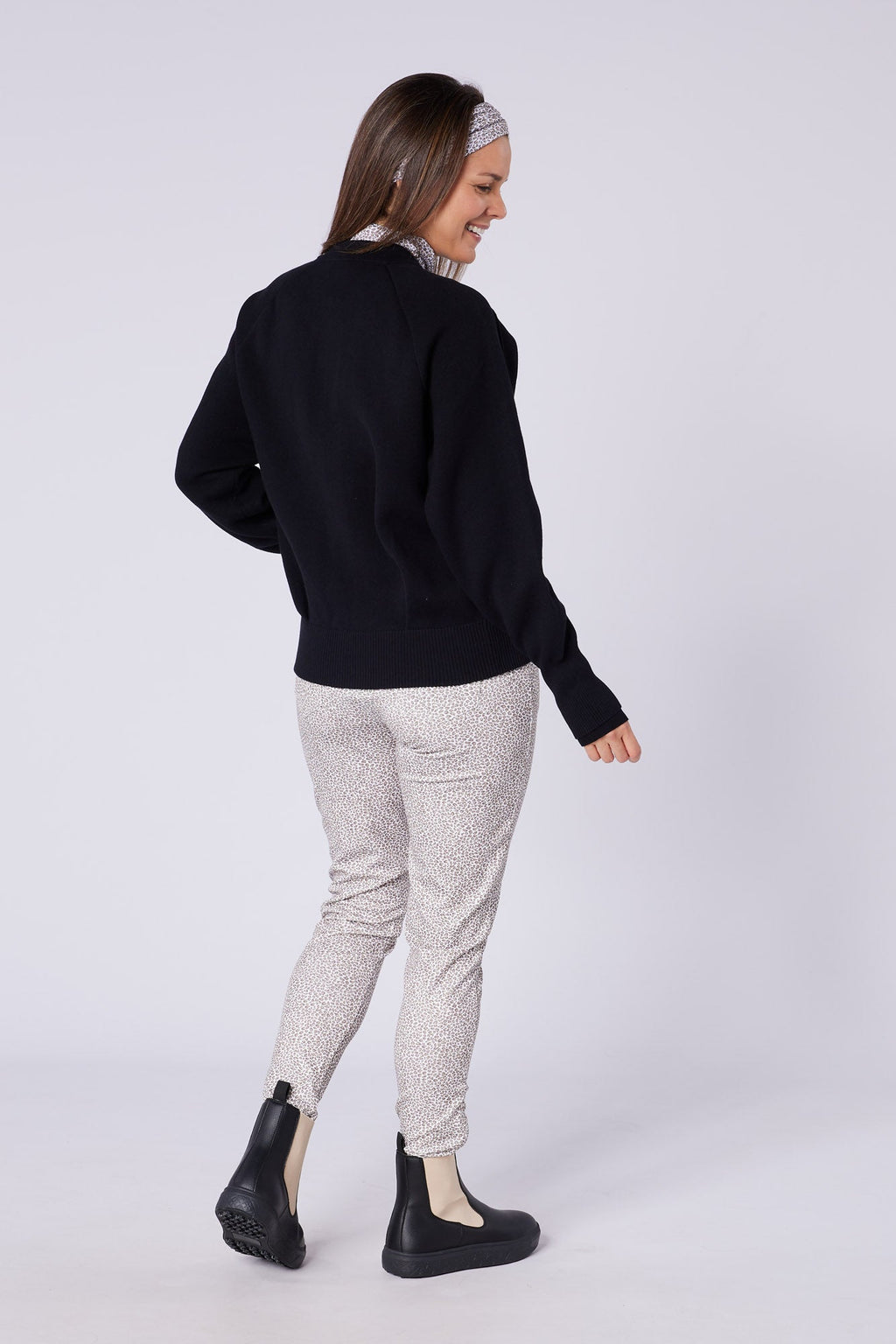 Gabrielle Elite Lined Bomber Jacket Pitch Black