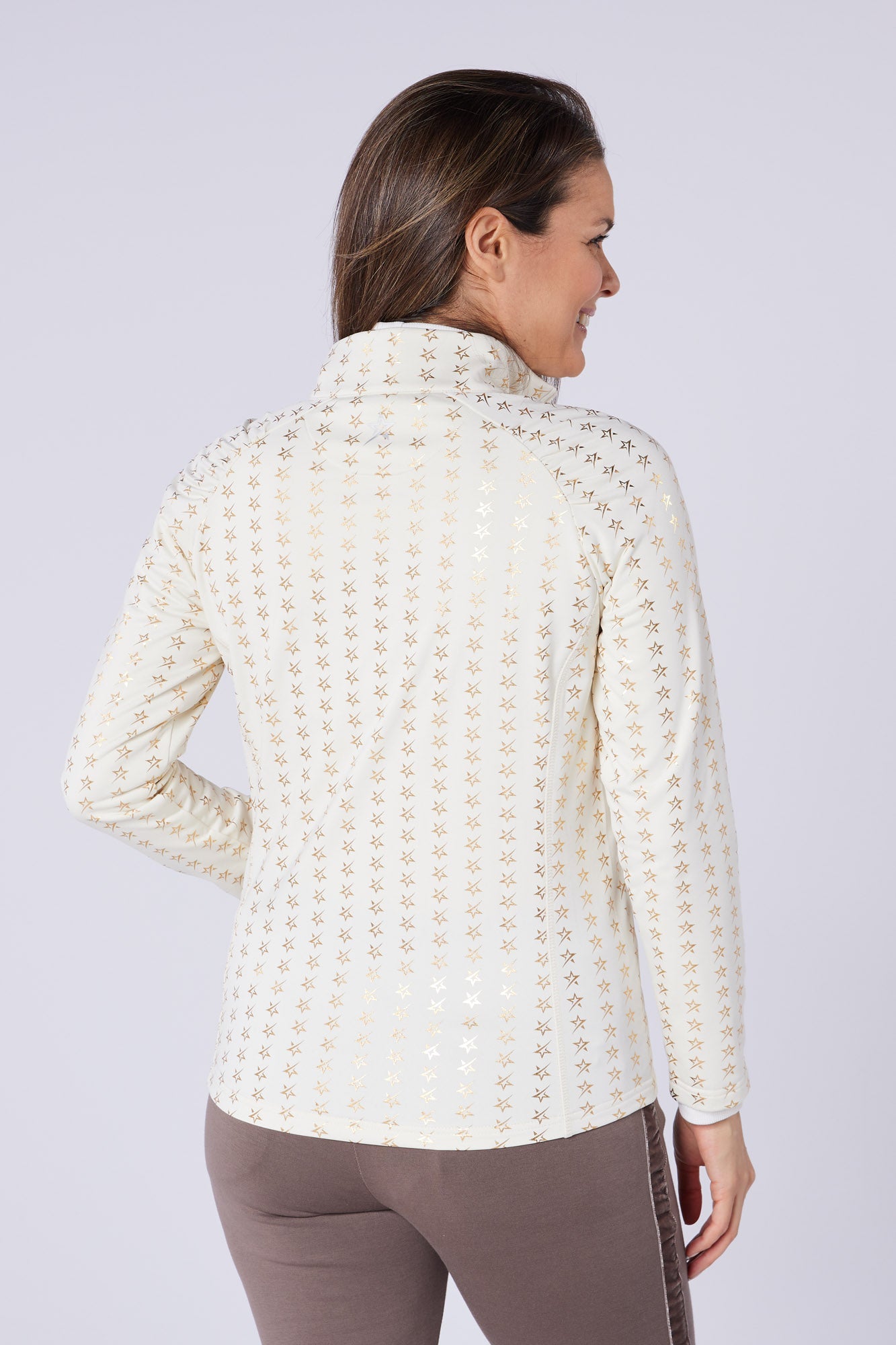 Majesty Full Zip Mid Layer Winter White