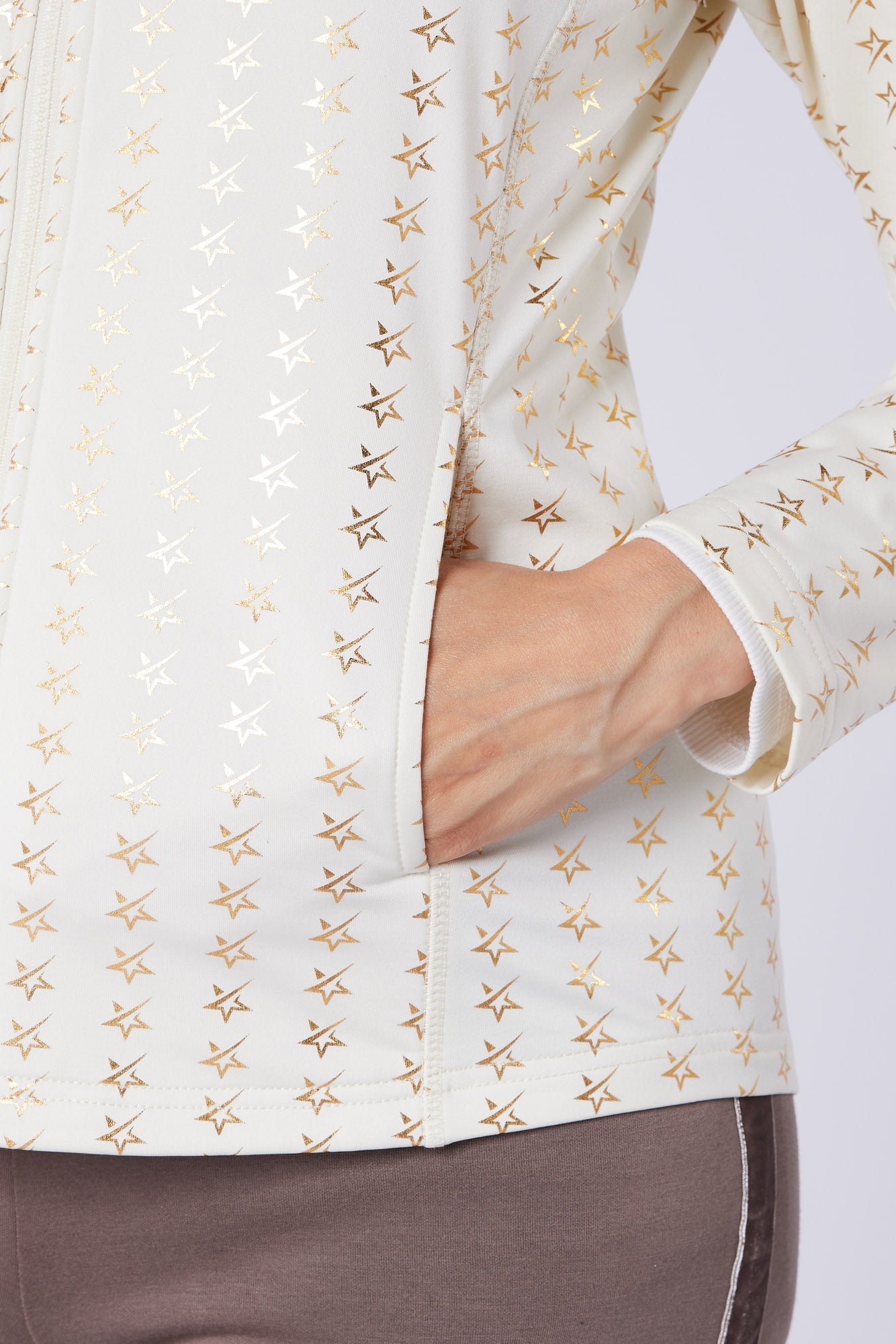 Majesty Full Zip Mid Layer Winter White