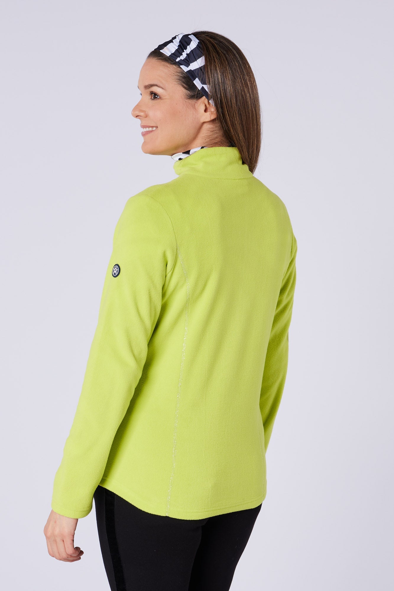 Frankie Lightweight 1/4 Zip Fleece Lynx Lime