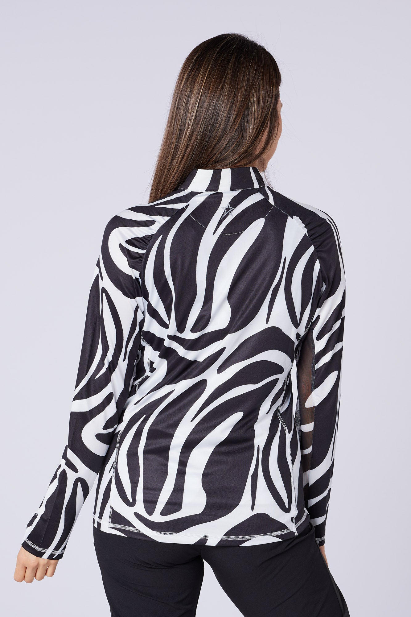 Elaine Net 1/4 Zip Lynx Lime