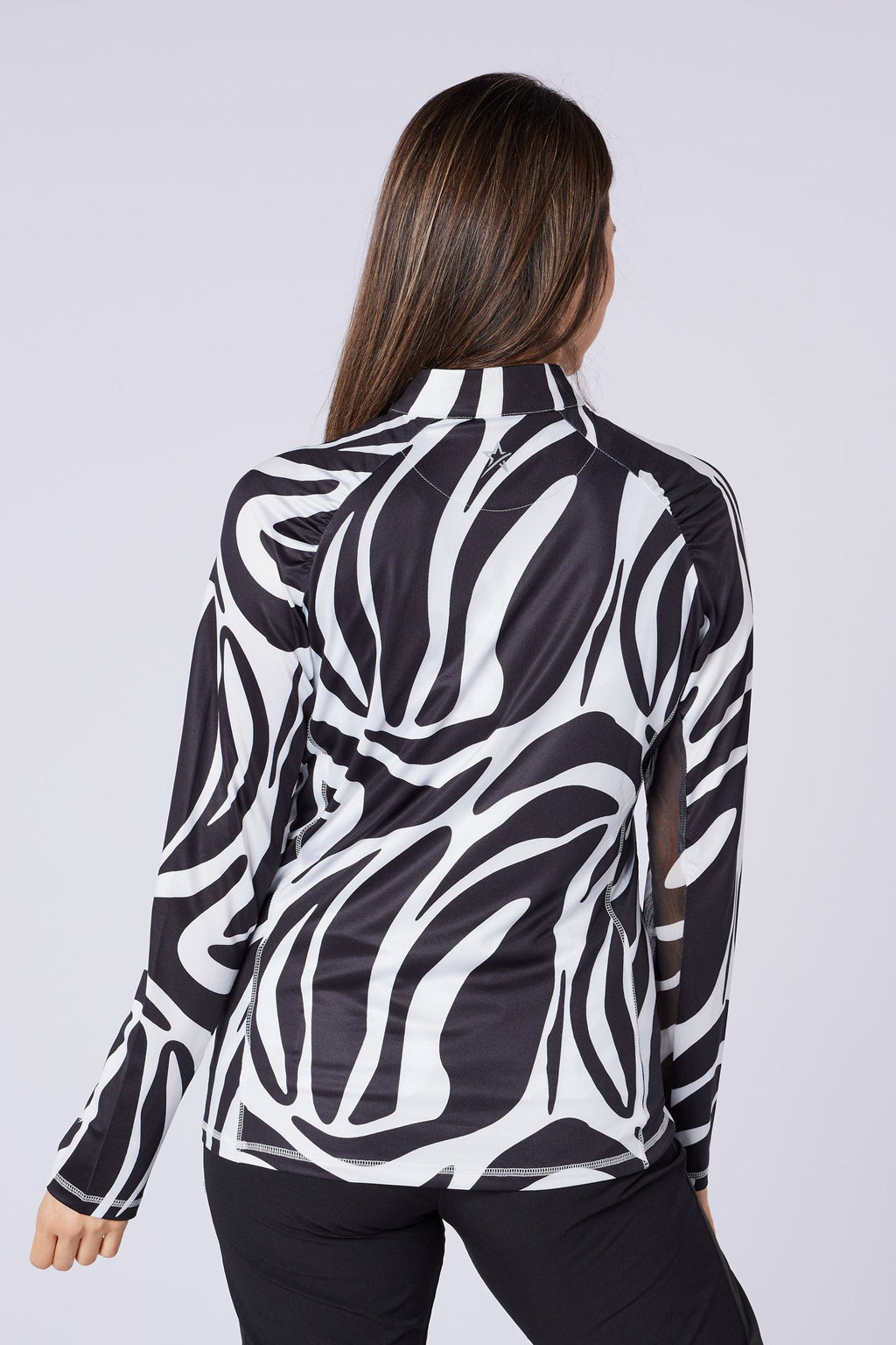 Elaine Net 1/4 Zip Lynx Lime
