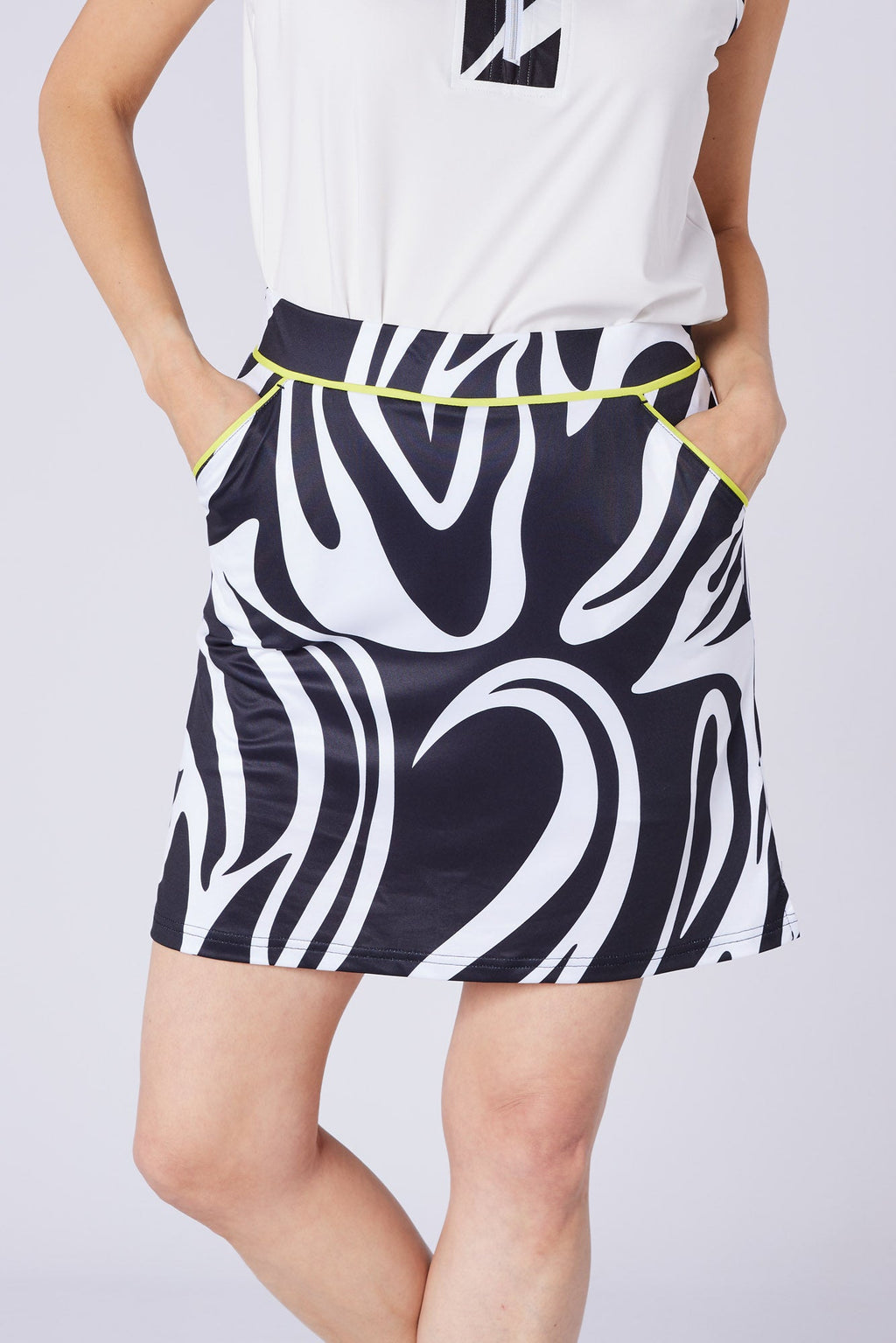 Zuri Pattern Skort Lynx Lime
