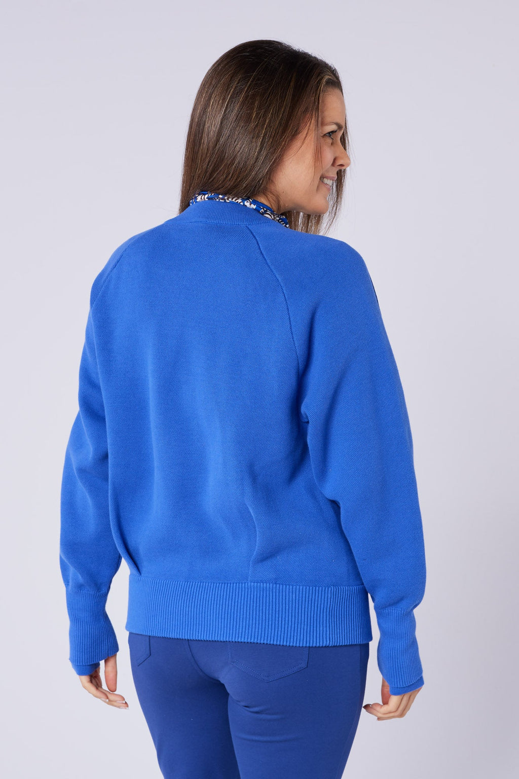 Gabrielle Elite Lined Bomber Jacket Dazzling Blue