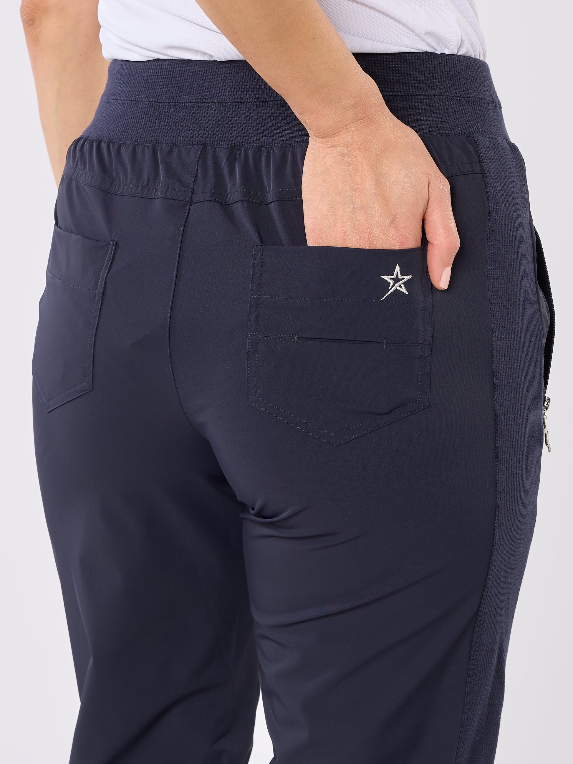 Rita Lightweight Capri Navy