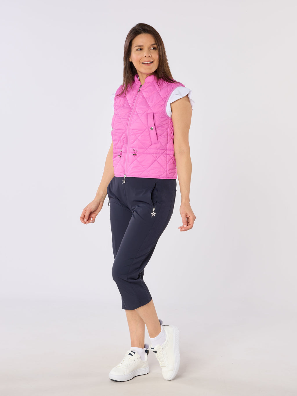 Rita Lightweight Capri Navy