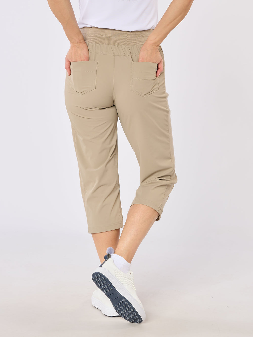 Rita Lightweight Capri Elephant