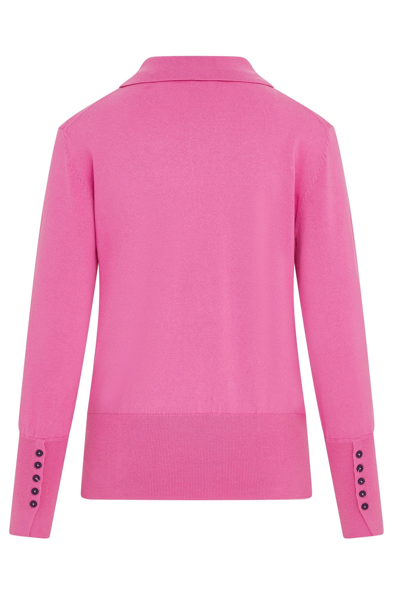 Blush Cotton Sweater Super Pink