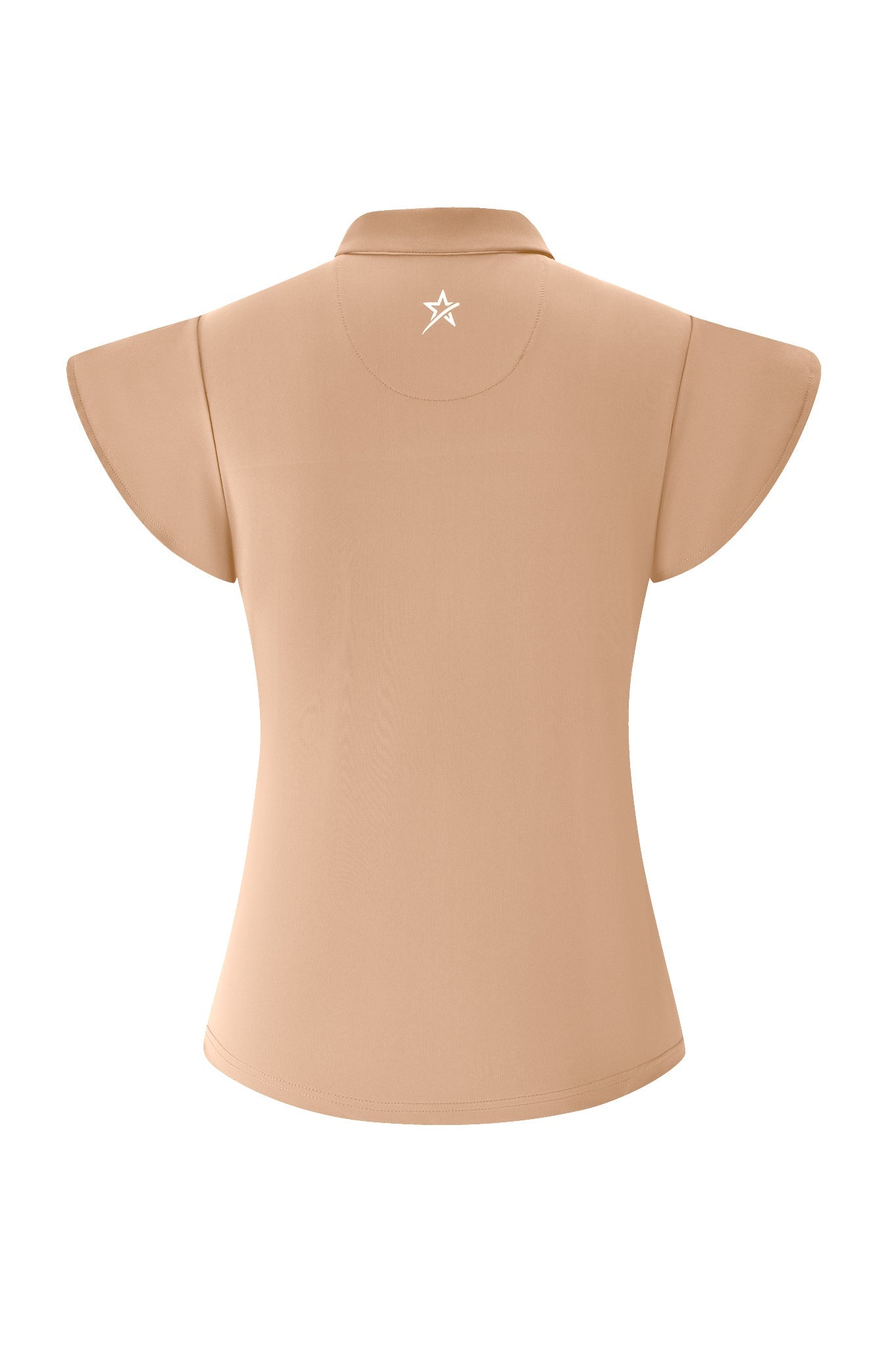 Breeze Fluted Cap Sleeve Caramel Latte