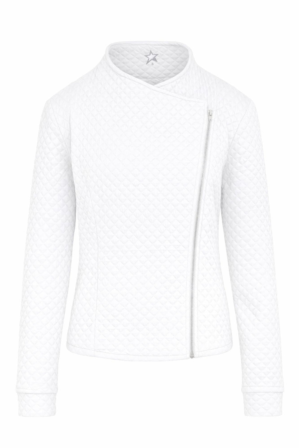 Cyrus Biker Style Jacket White
