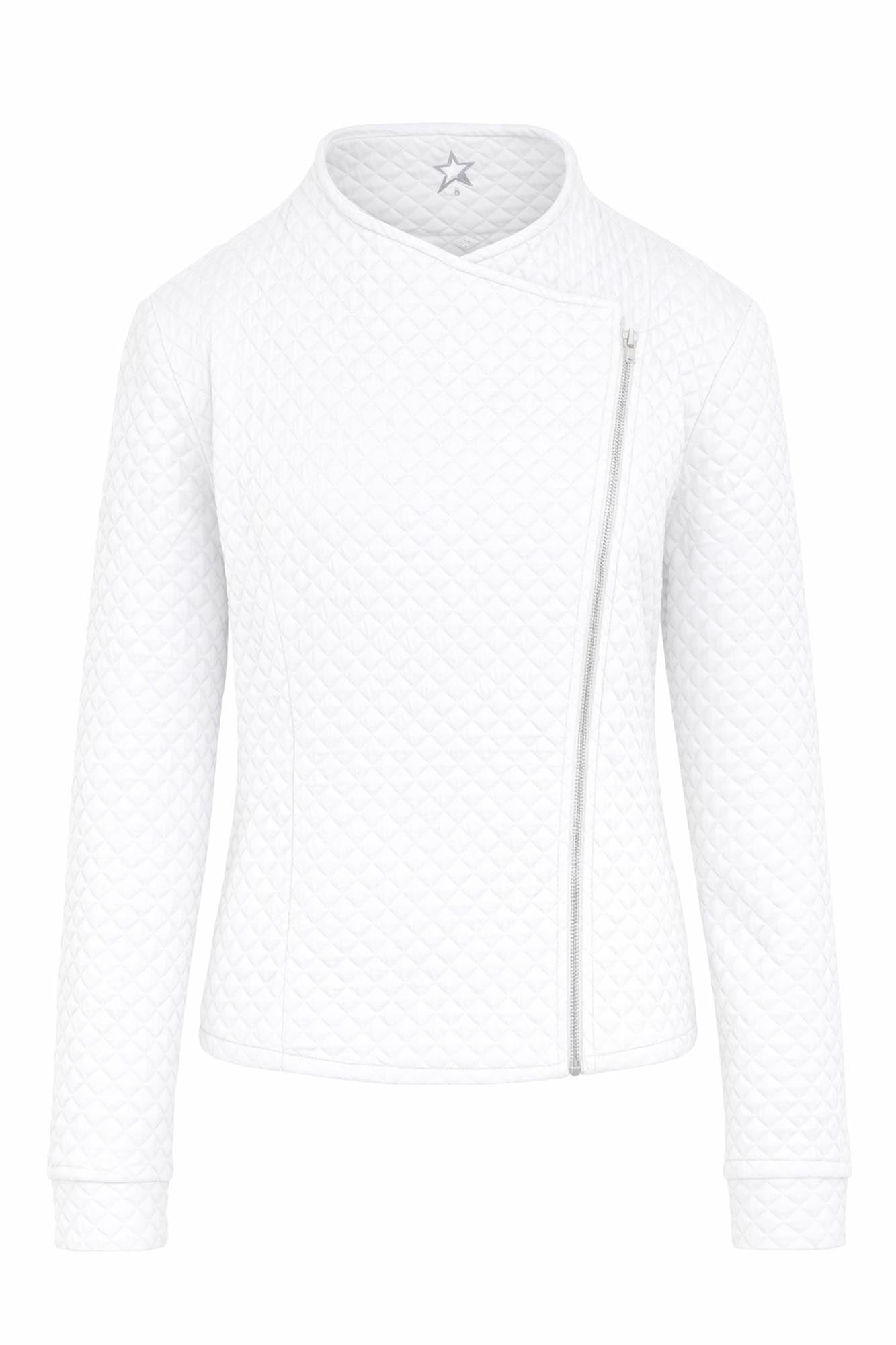 Cyrus Biker Style Jacket White