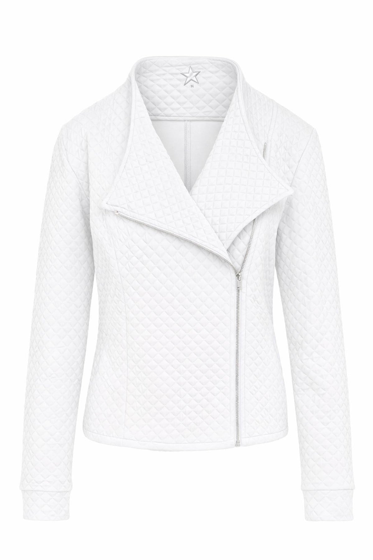 Cyrus Biker Style Jacket White