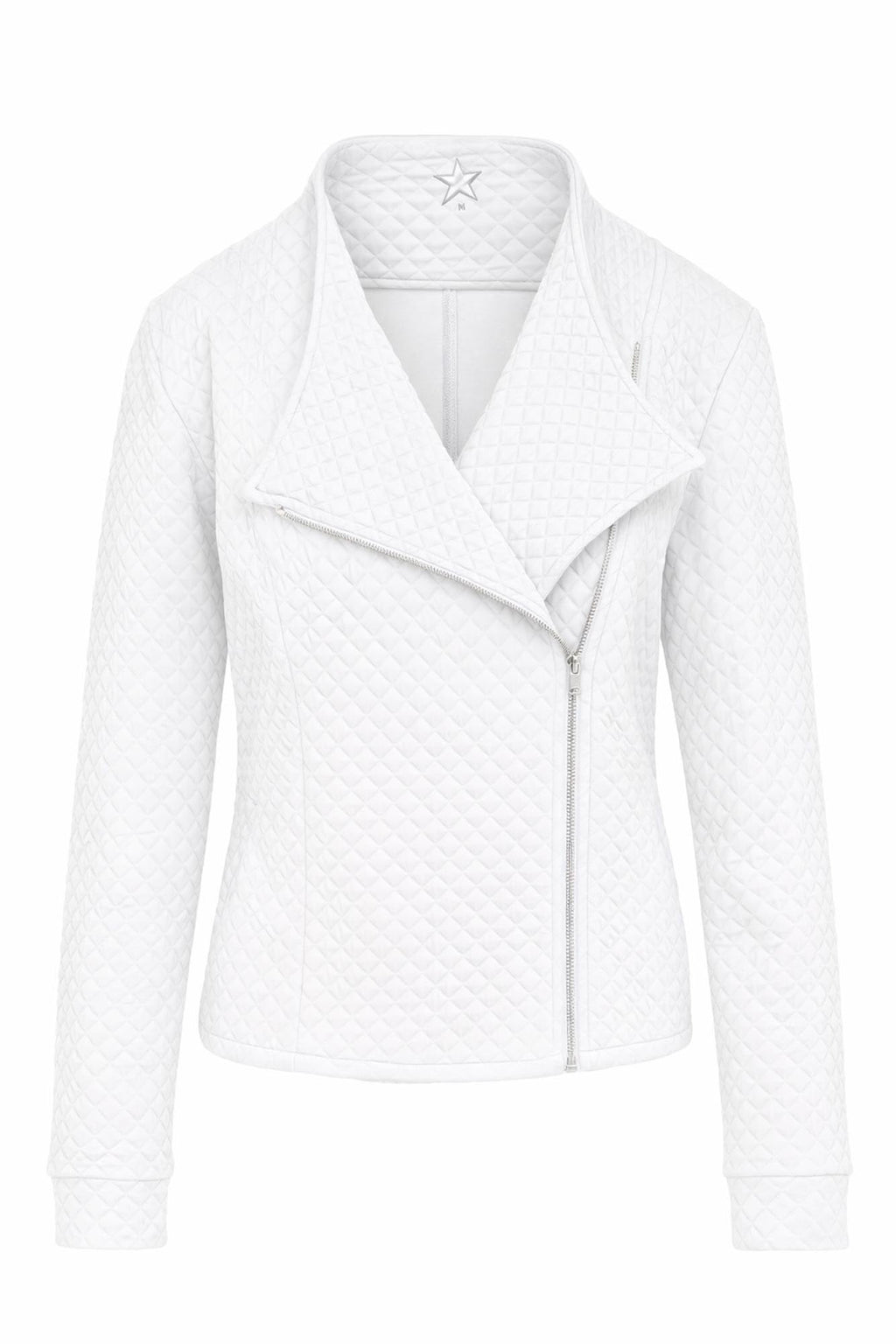 Cyrus Biker Style Jacket White