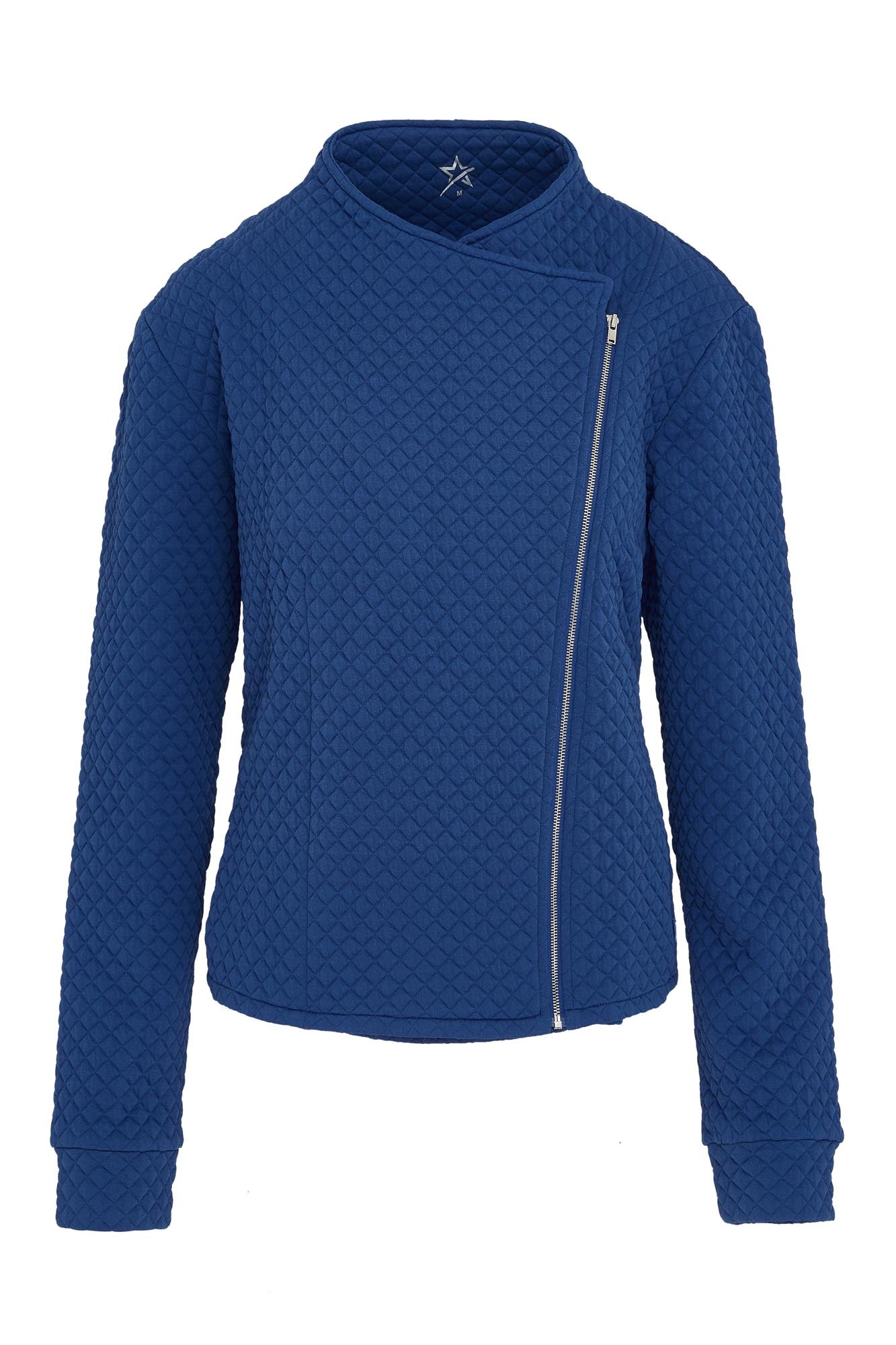 Cyrus Biker Style Jacket True Blue