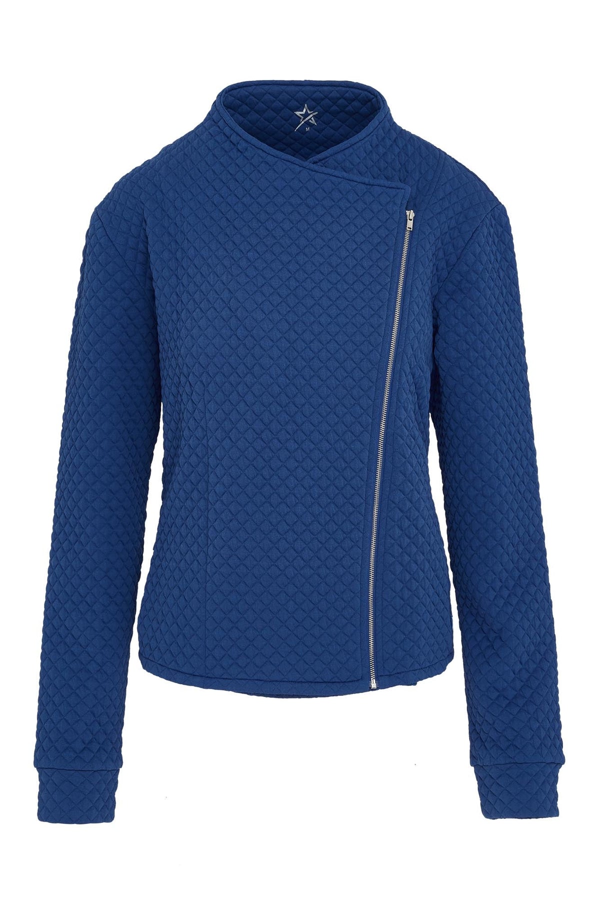 Cyrus Biker Style Jacket True Blue