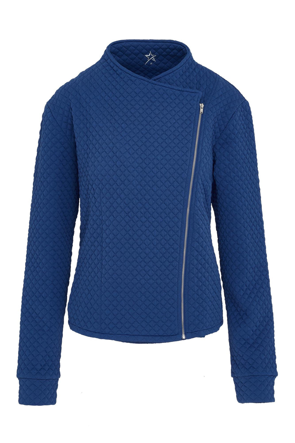 Cyrus Biker Style Jacket True Blue