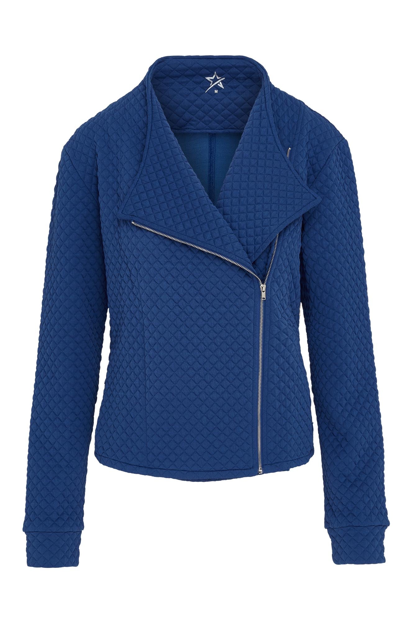 Cyrus Biker Style Jacket True Blue