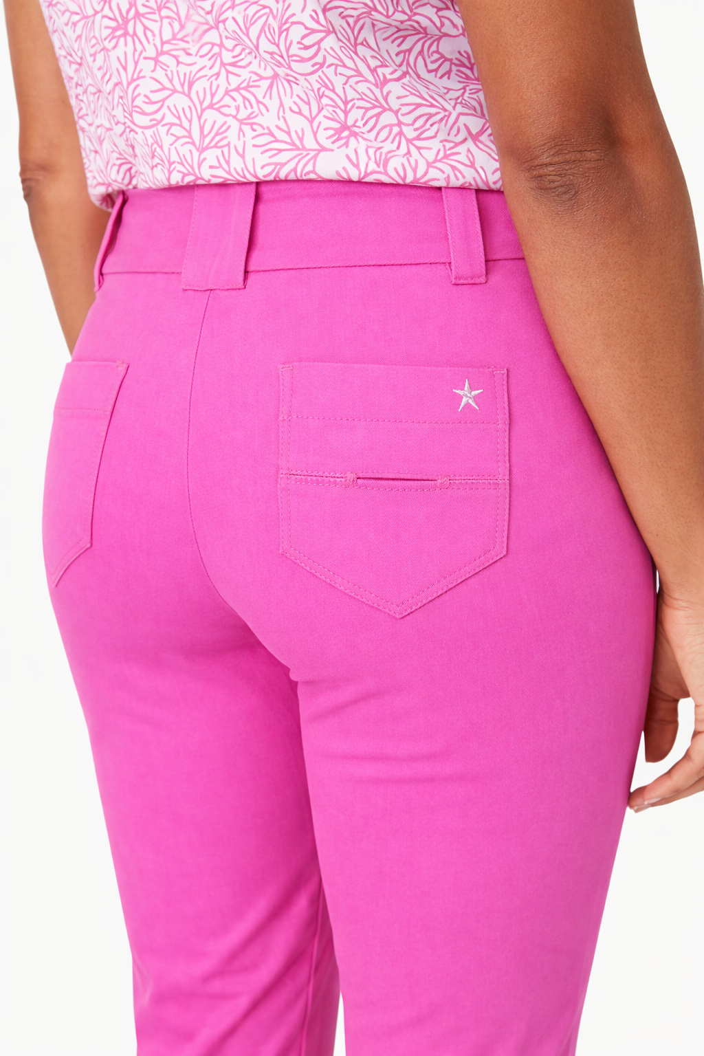 Copia Core 7/8 Pull On Trouser Super Pink