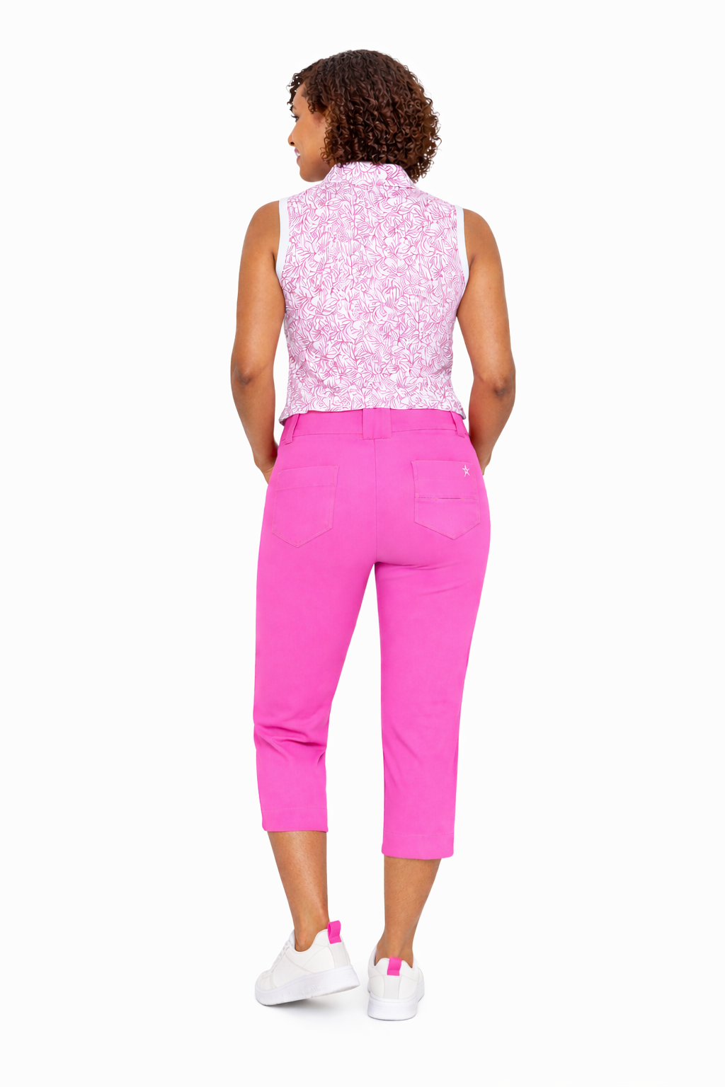 Copia Core Pull On Capri Super Pink