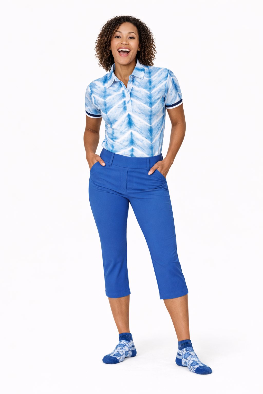Copia Core Pull On Capri True Blue