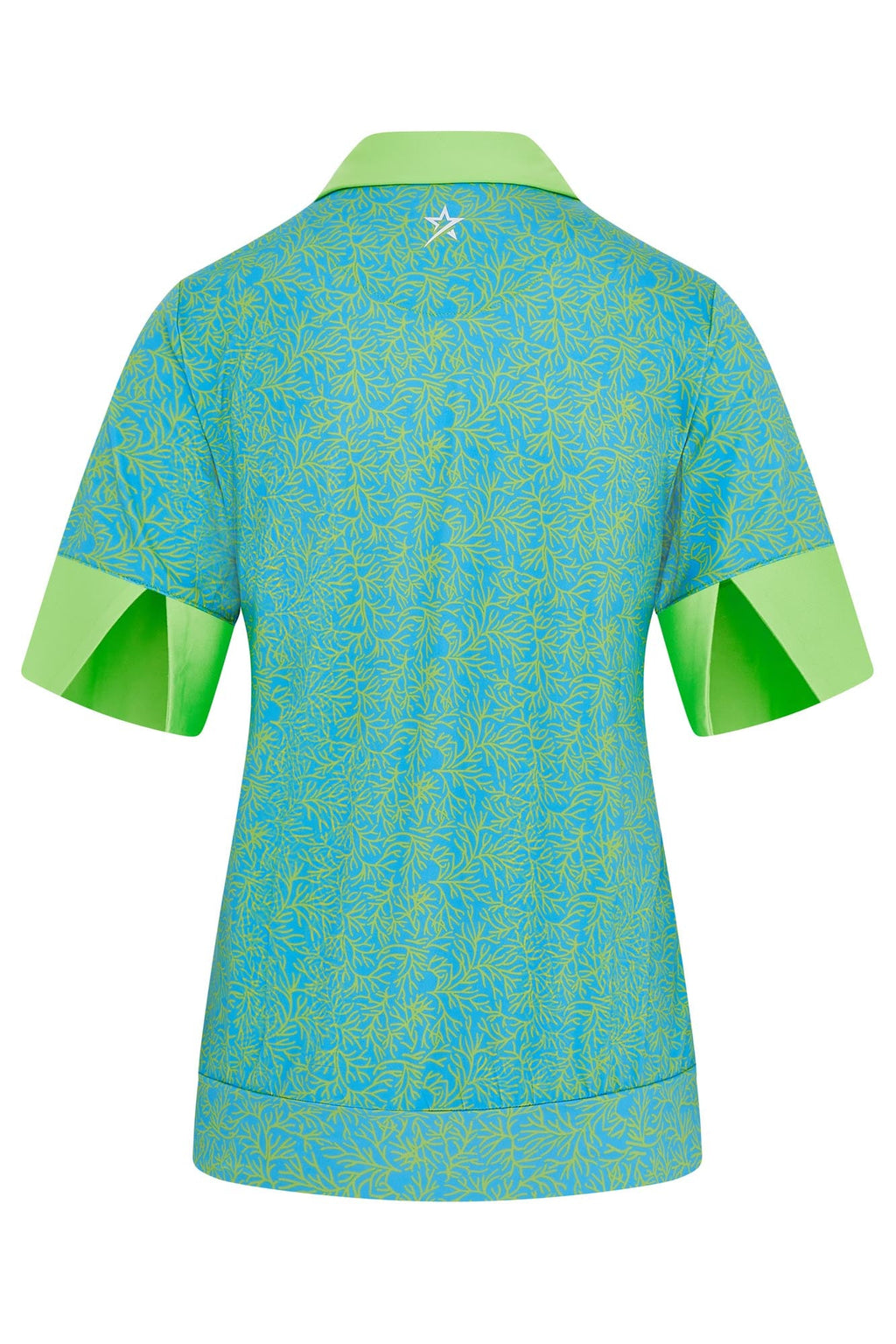 Horizon Half Sleeve Polo Ocean Bloom