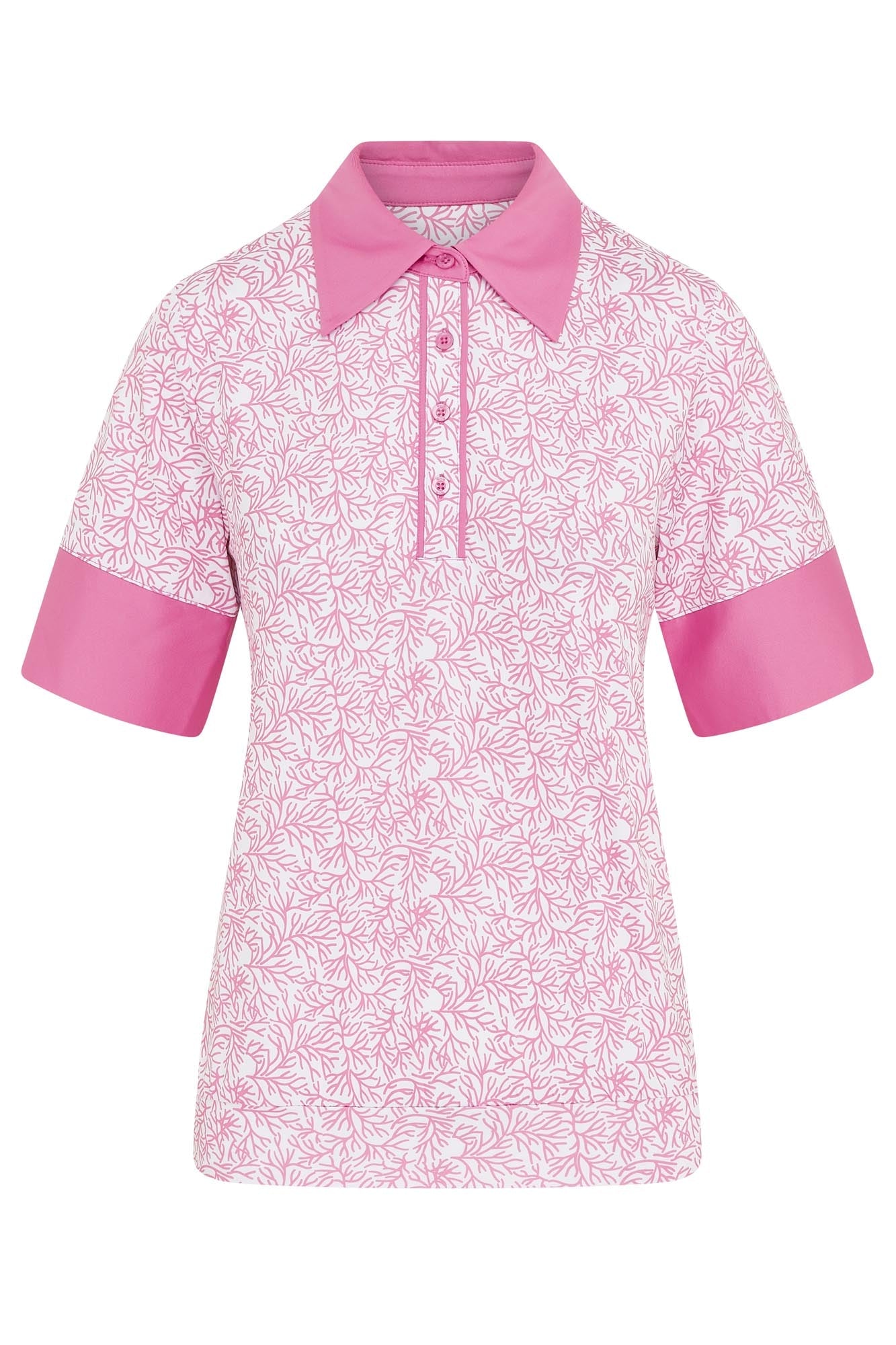 Horizon Half Sleeve Polo Coral Whisper