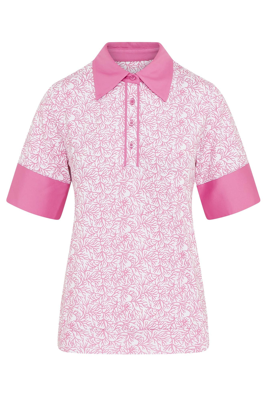 Horizon Half Sleeve Polo Coral Whisper
