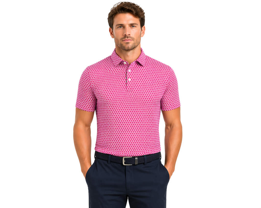 Jamie Pique Polo Super Pink