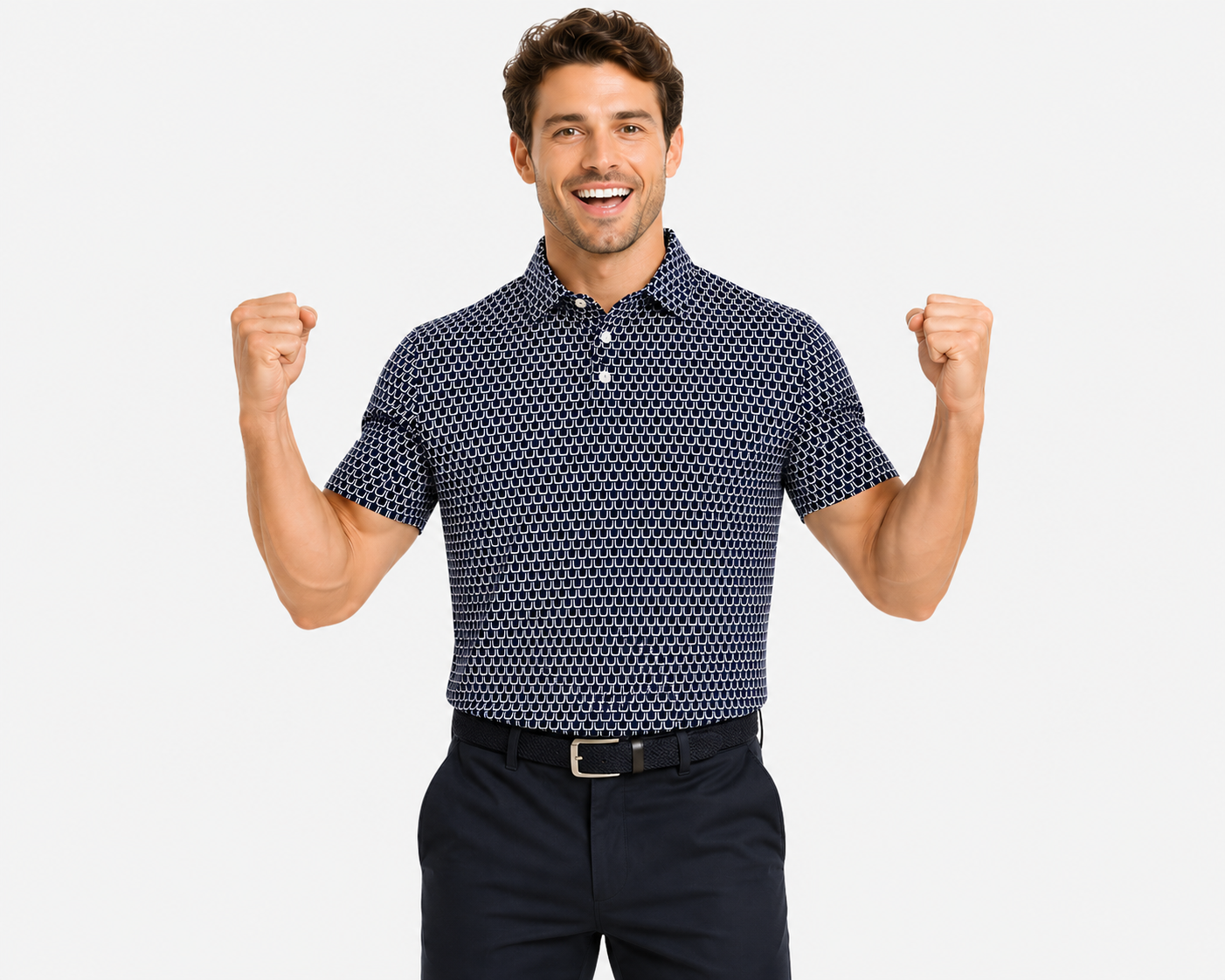 Jamie Pique Polo Navy