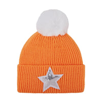 Jasmine Bobble Hat Orange Fizz