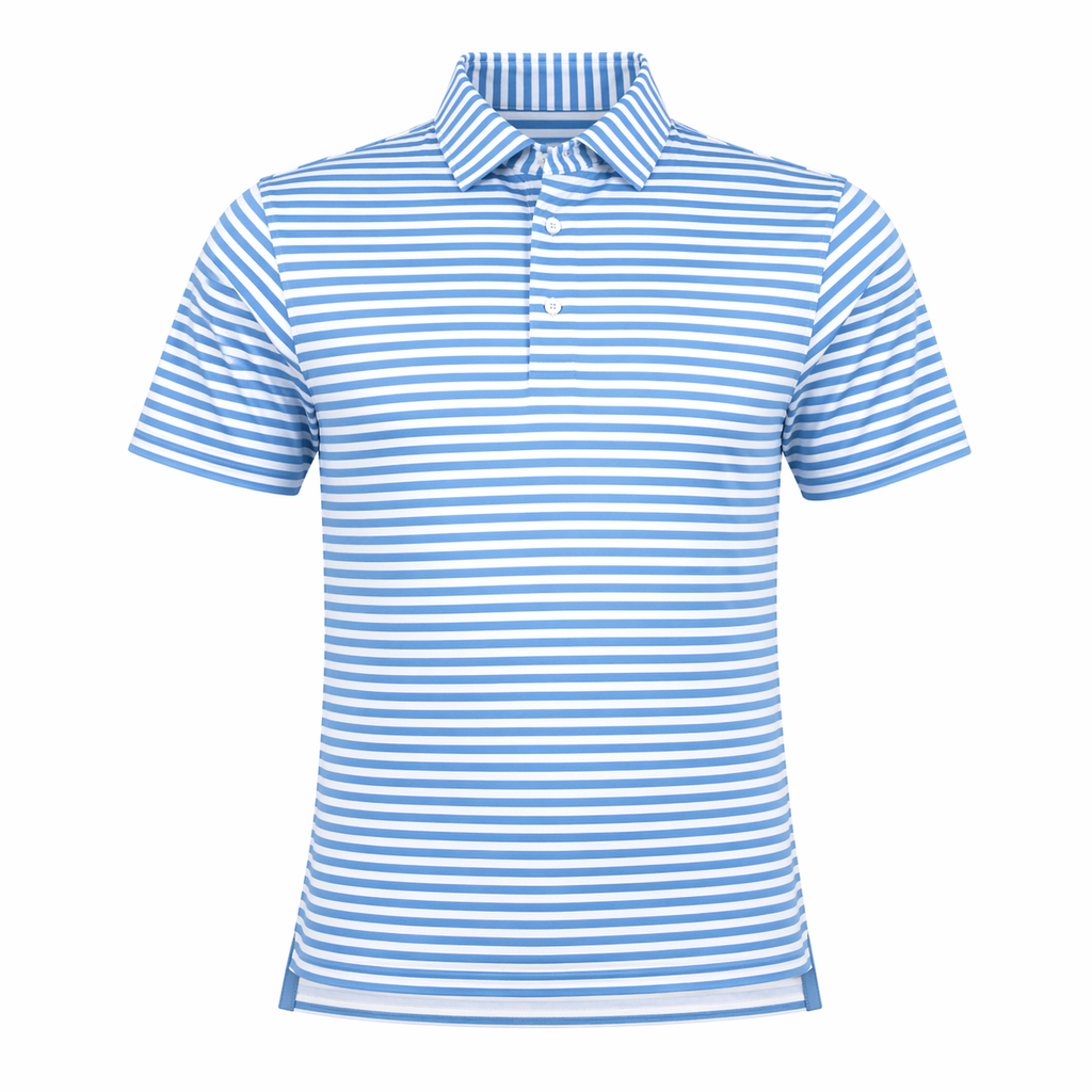 Justin Stripe Polo Ocean