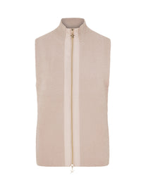 Leo Active Knit Vest Gilded Beige