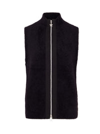 Leo Active Knit Vest Pitch Black