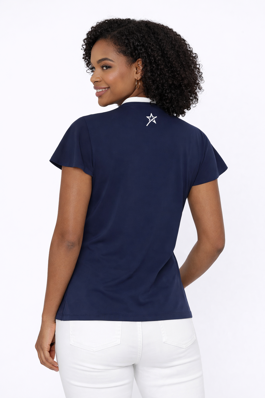 Louise Elite Cap Sleeve Navy