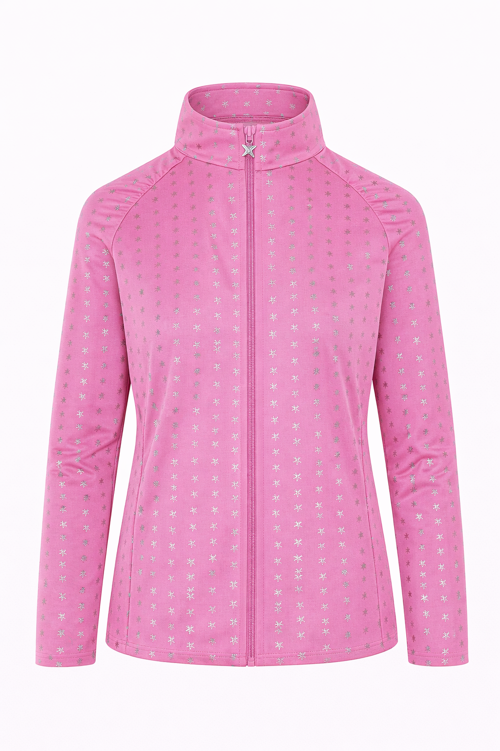 Majesty Full Zip Mid Layer Super Pink