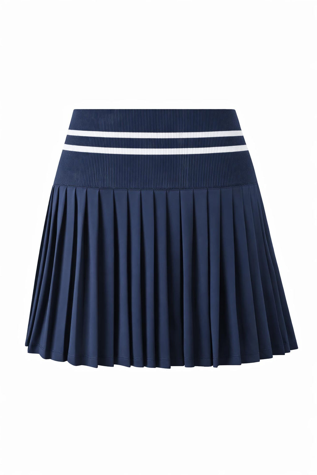 Molly Stripe Elite Pleated Skort Navy & White