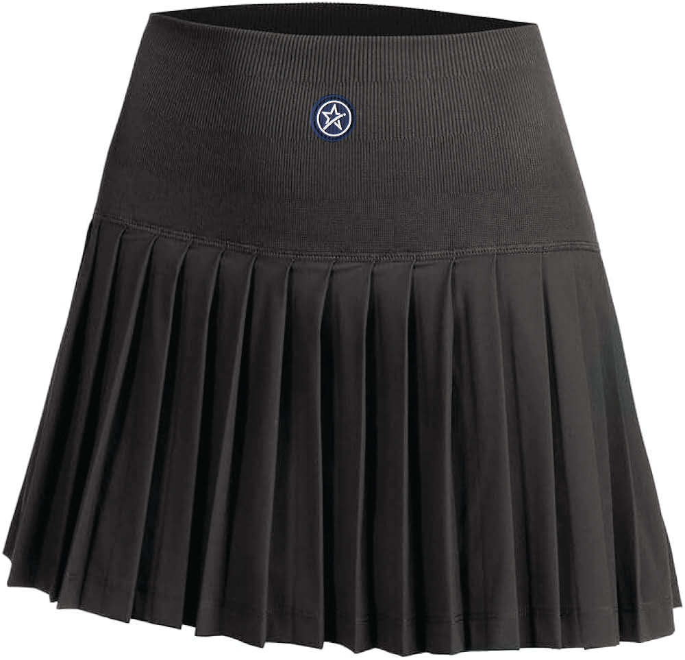 Molly Pleat Skort Black