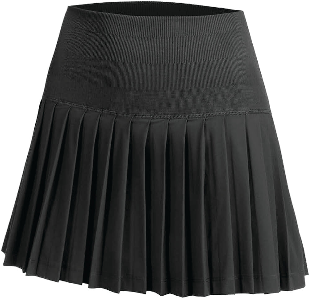 Molly Pleat Skort Black
