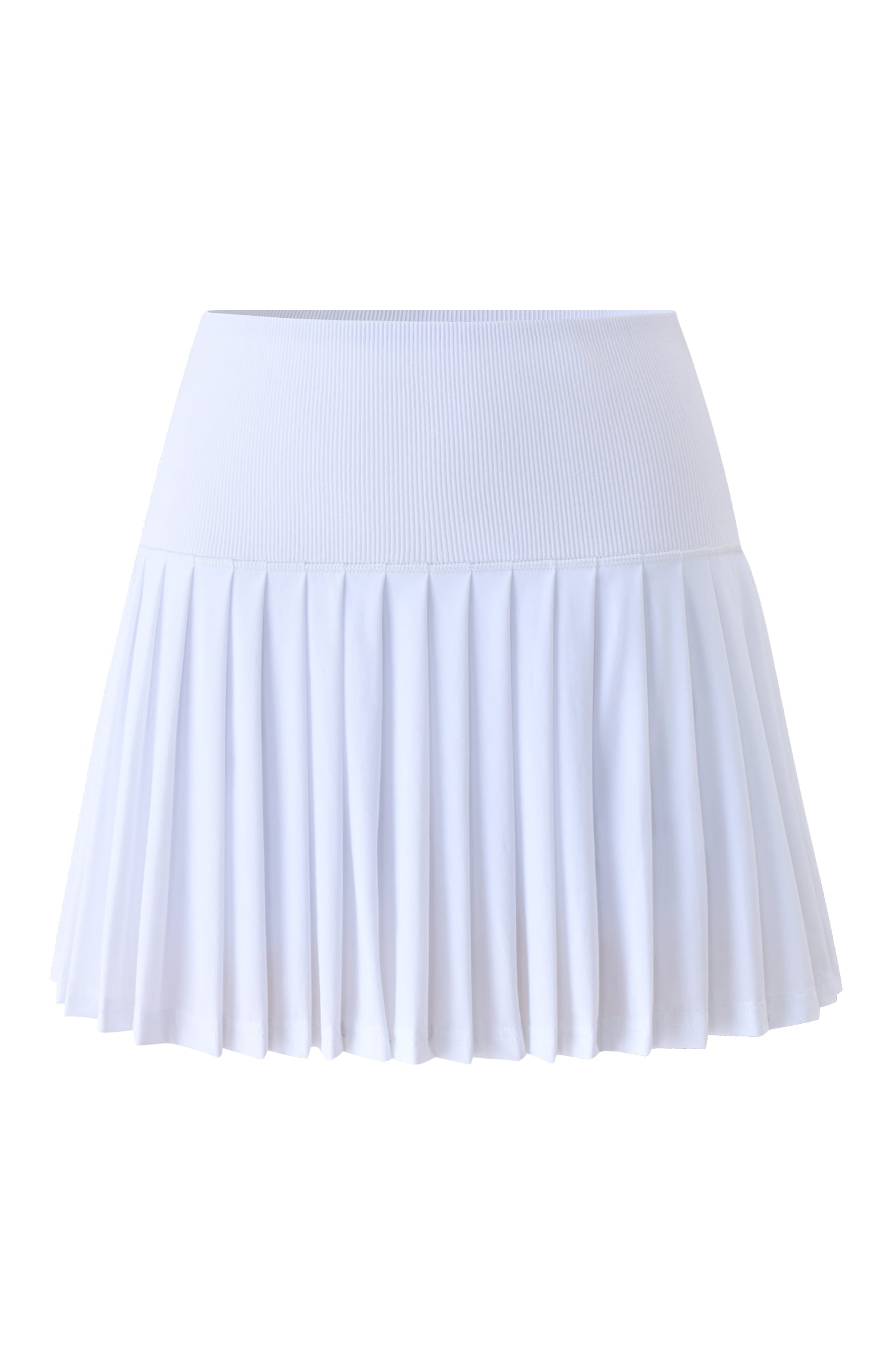 Molly Pleat Skort Winter White