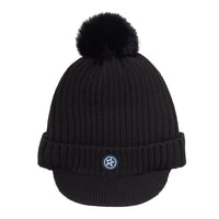 Polly Peaked Hat Black
