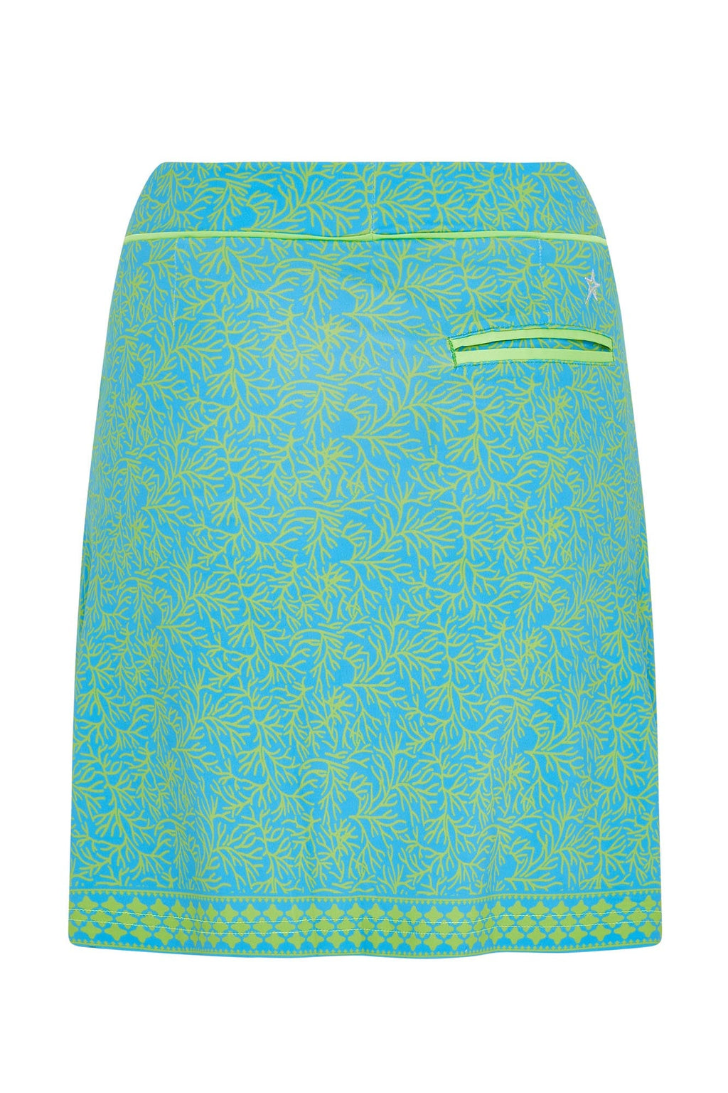 Reef Pattern Skort Ocean Bloom