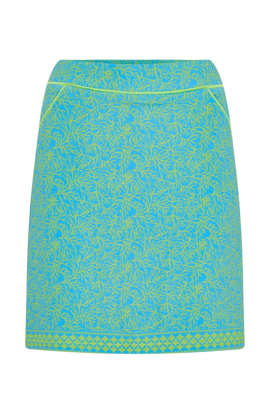 Reef Pattern Skort Ocean Bloom