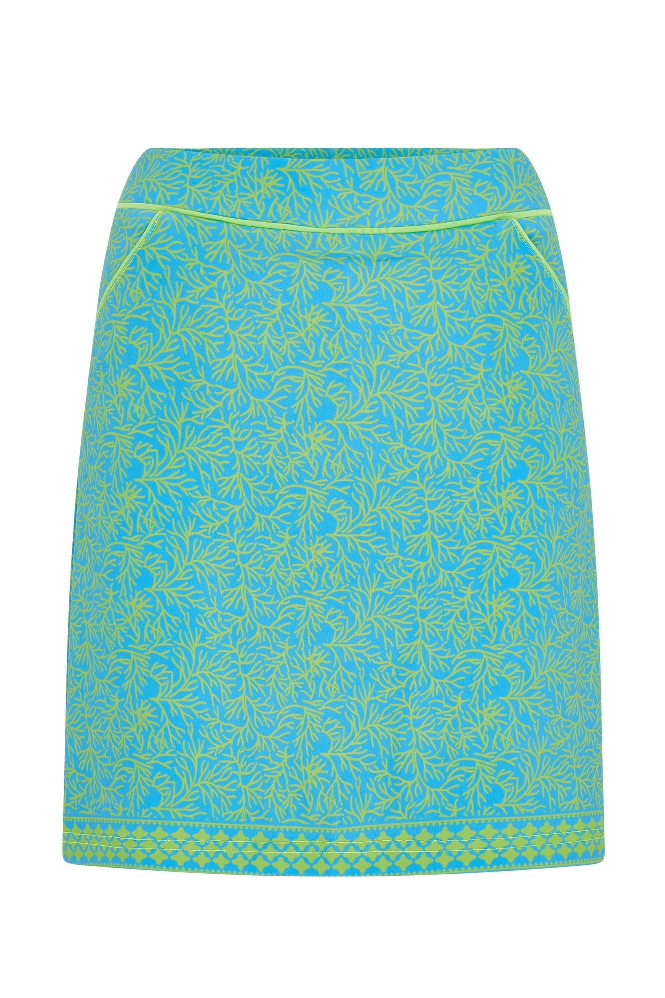 Reef Pattern Skort Ocean Bloom