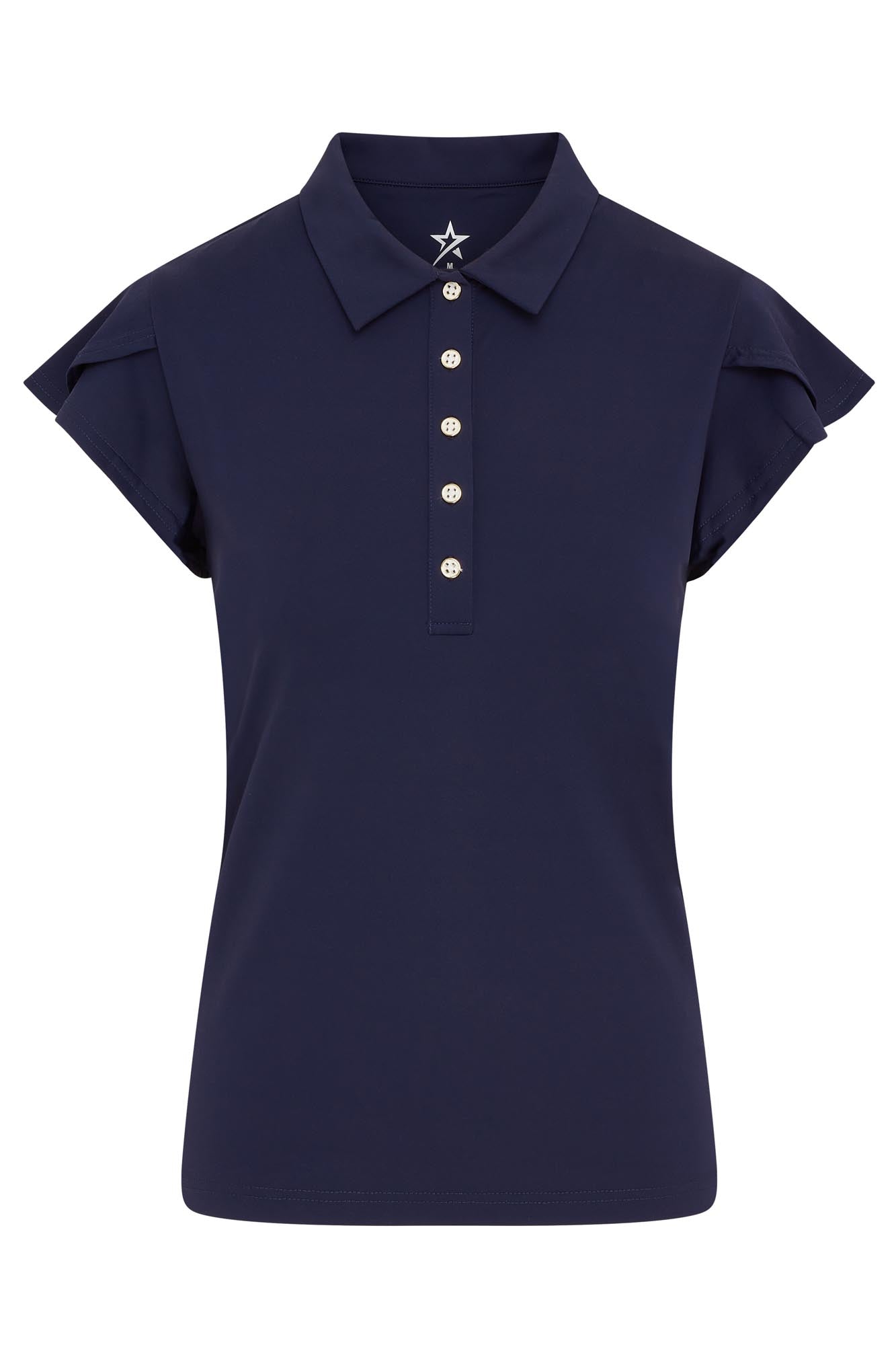 Summer Breeze Cap Sleeve Navy