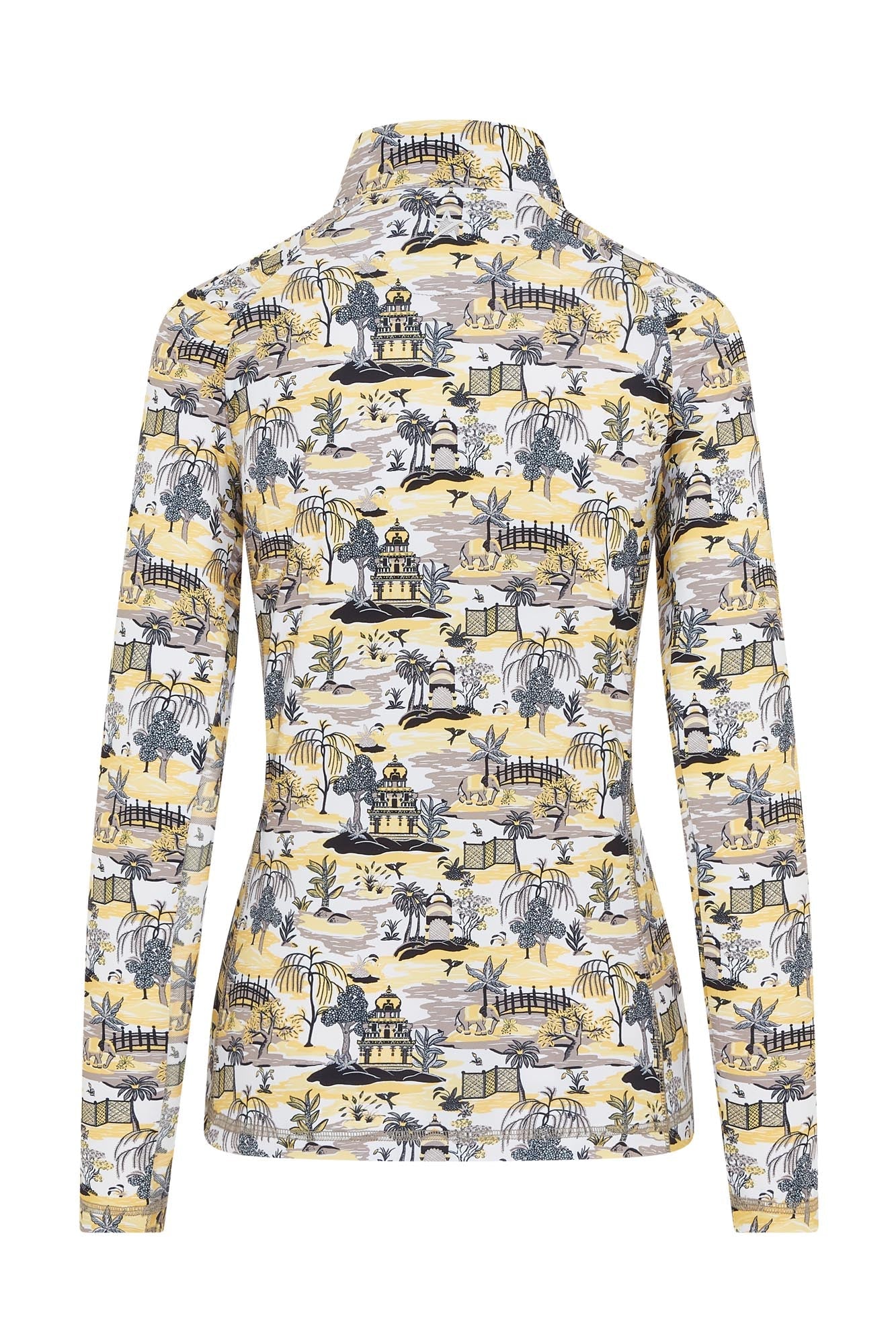 Sunshine Mesh Arm 1/4 Zip Indian Dawn