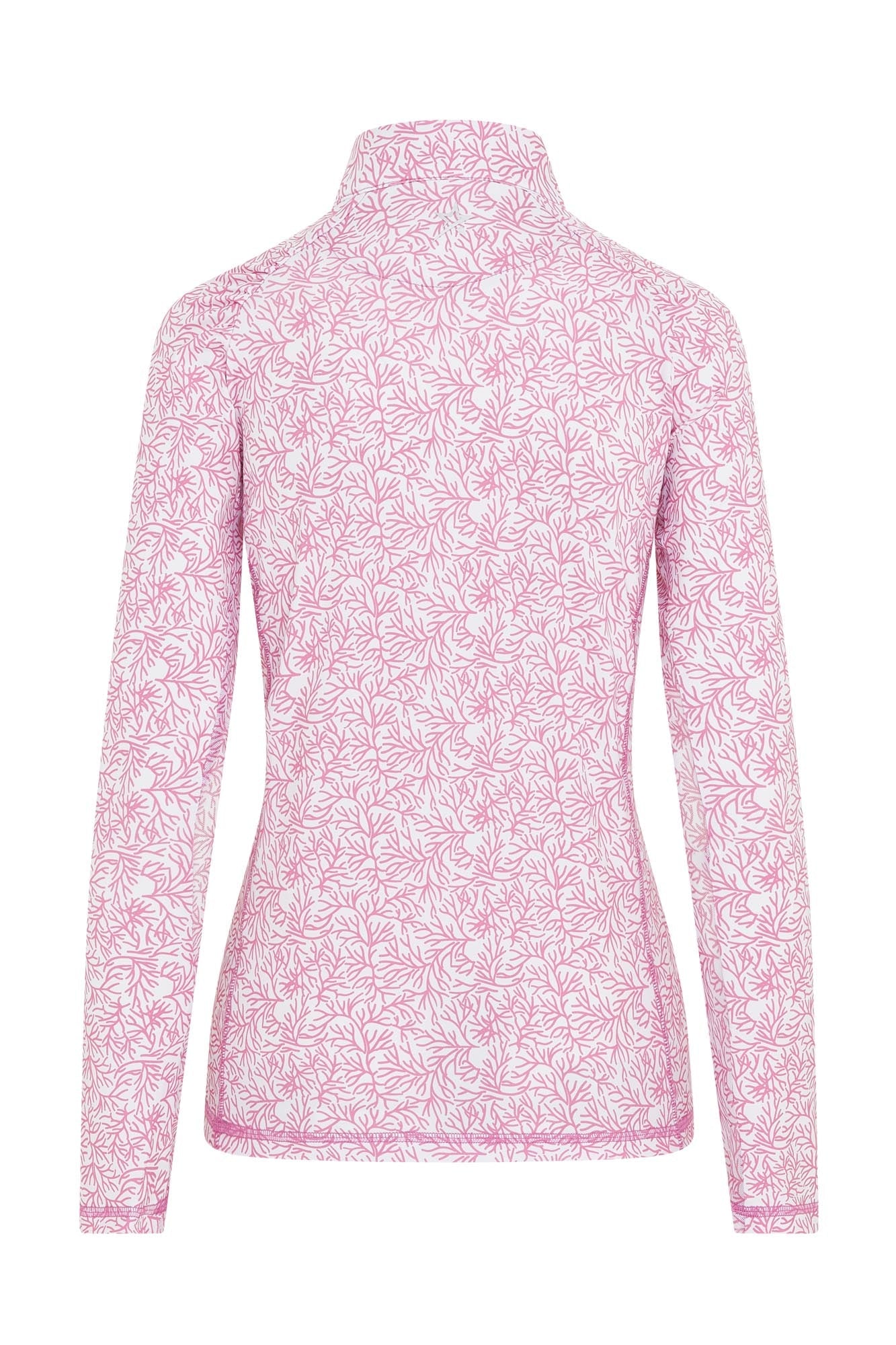 Sunshine Mesh Arm 1/4 Zip Coral Whisper