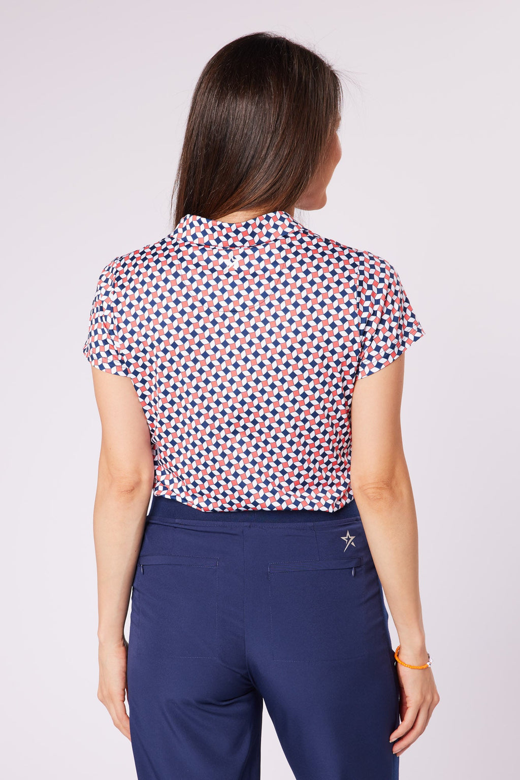 Leona Pattern Frill Cap Sleeve Jumping Beans