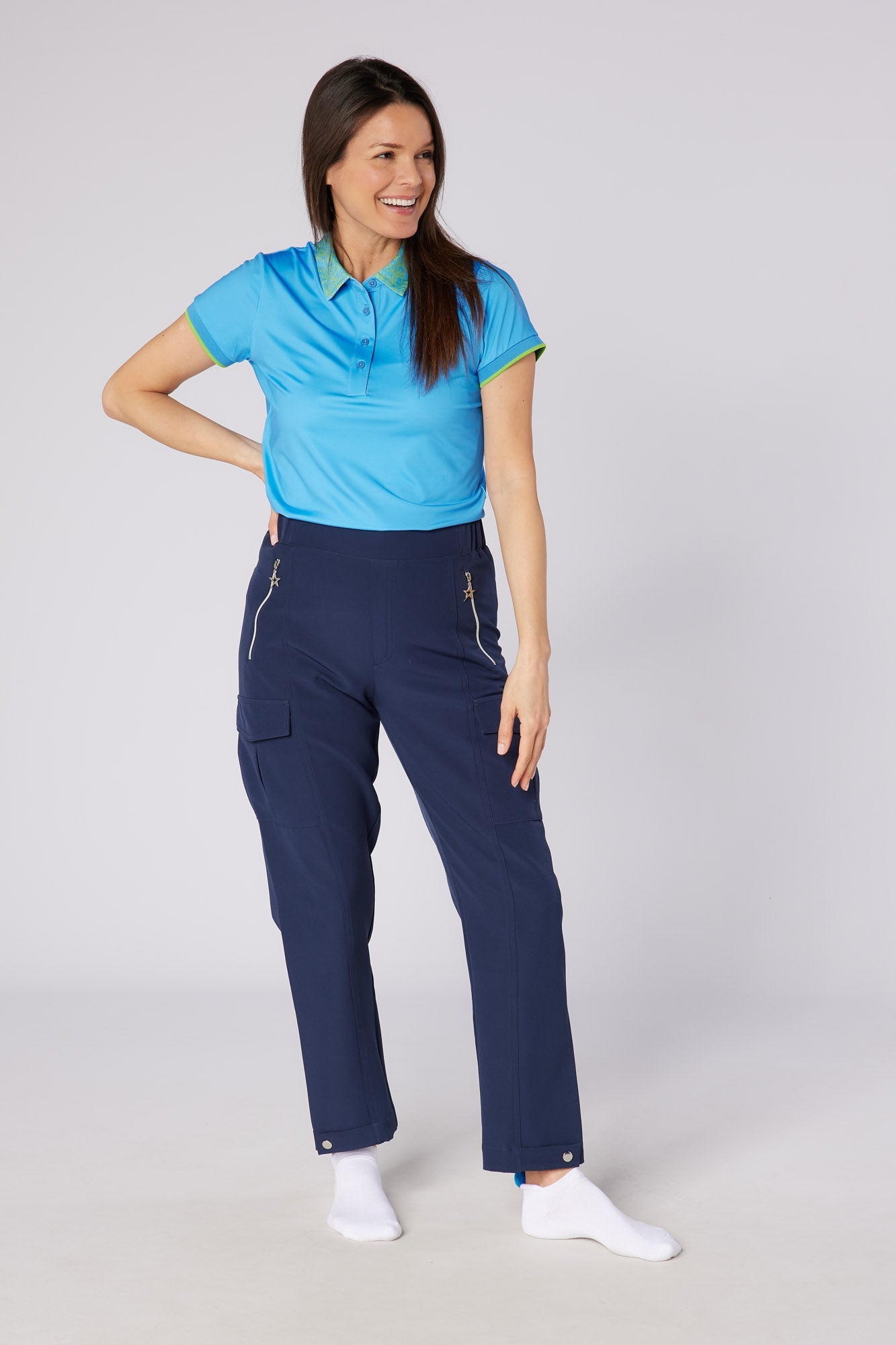 Luca Cap Sleeve Ocean Bloom